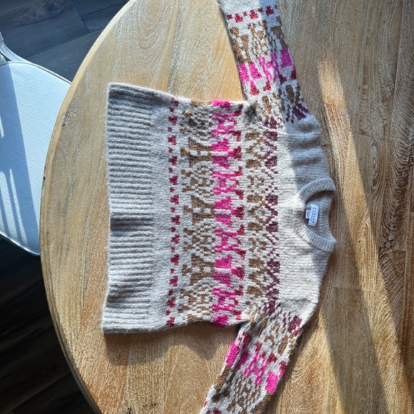 Velvet by Graham and Spencer alpaca wool sweater-size extra small-mutilcolored - Picture 3 of 4